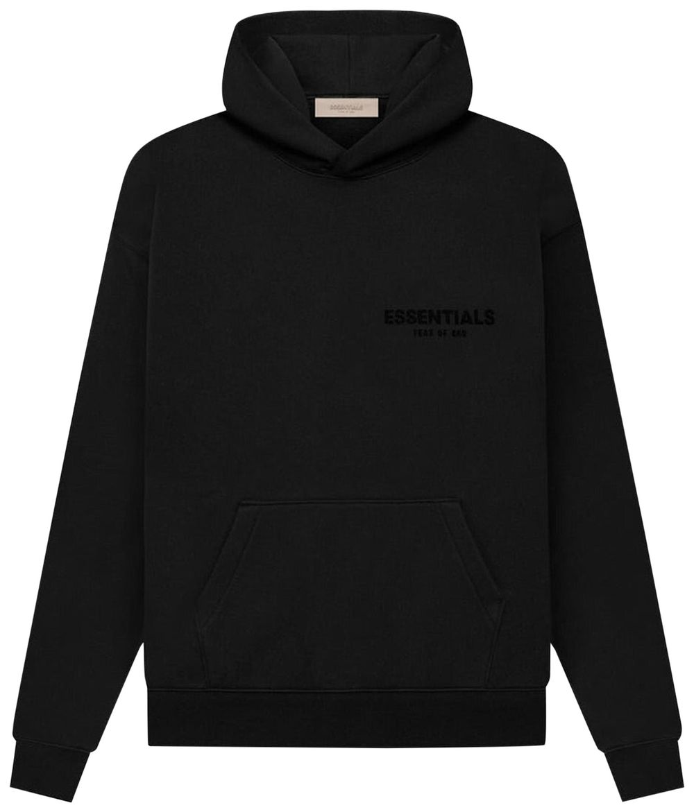 Fear of God Essentials Pullover Chest Logo Hoodie Stretch Limo/Black