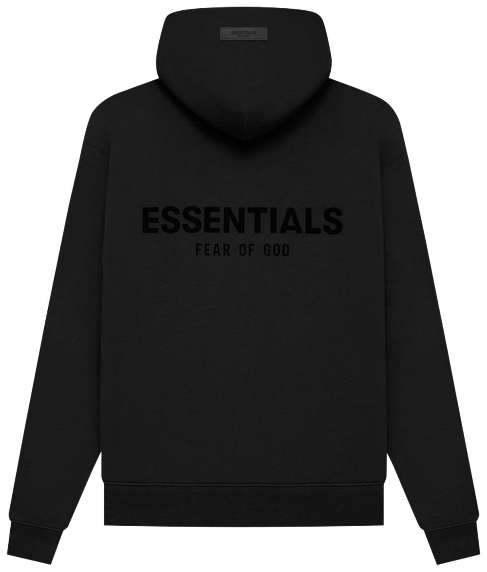 Fear of God Essentials Pullover Chest Logo Hoodie Stretch Limo/Black