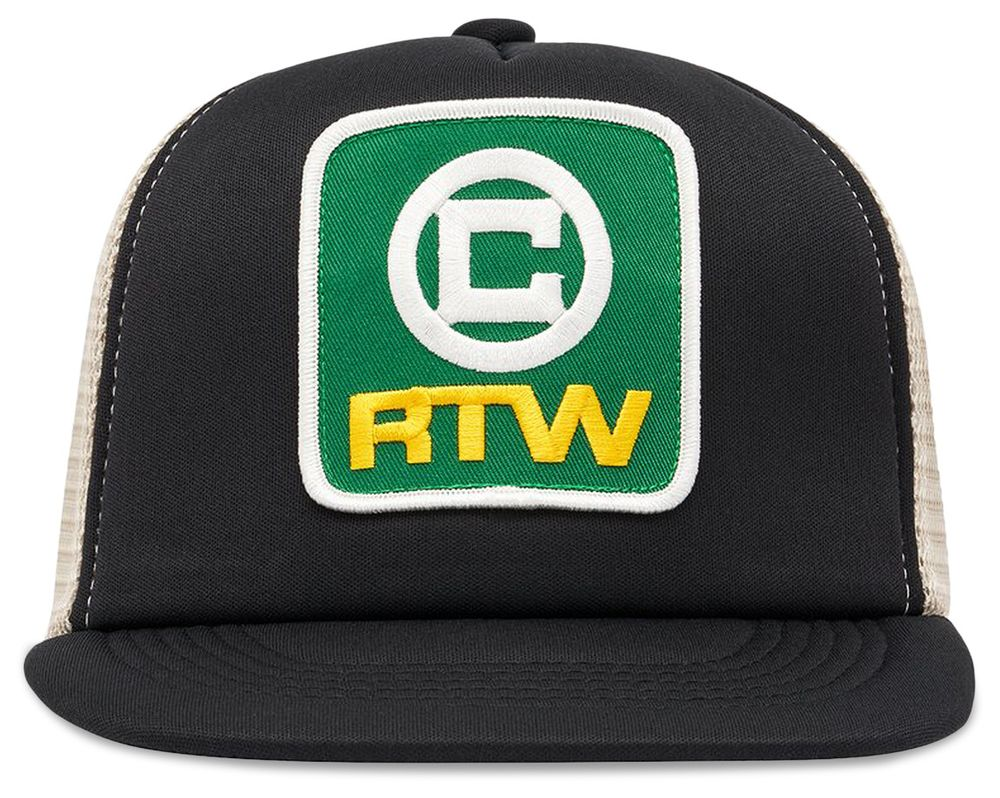Corteiz Box Trucker Hat Black