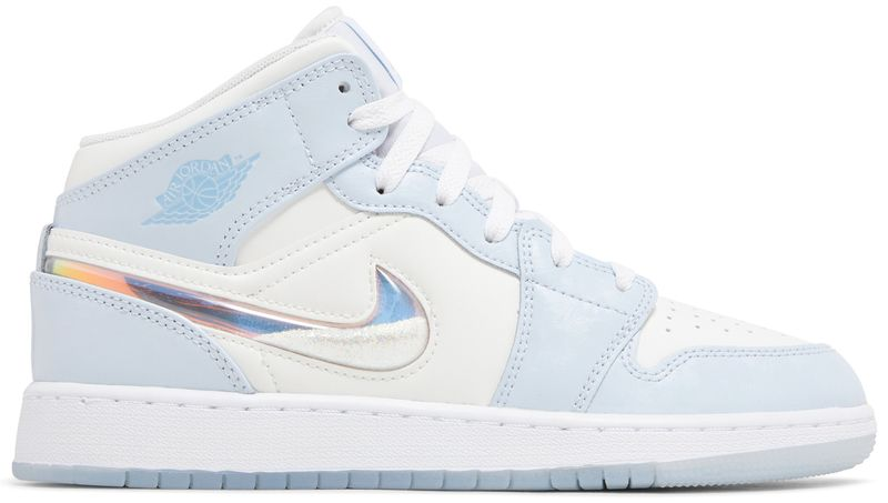 Jordan 1 Mid SE Glitter Swoosh (GS)
