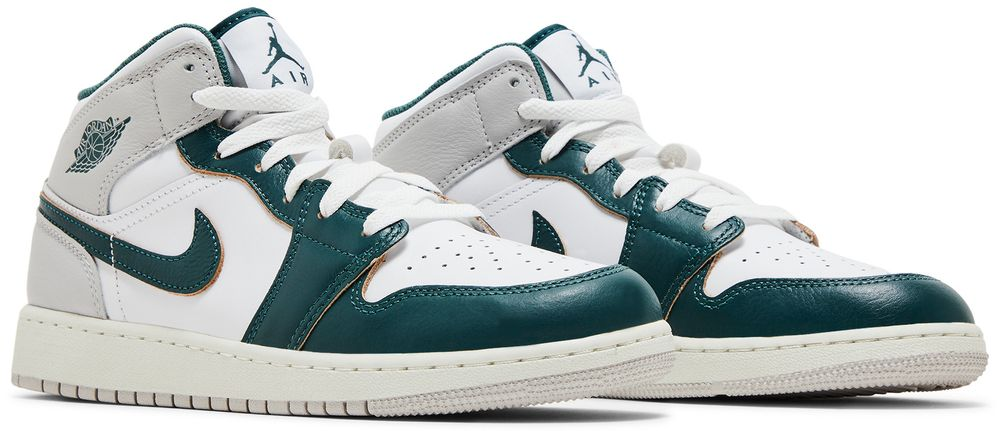 Jordan 1 Mid SE Oxidized Green (GS)