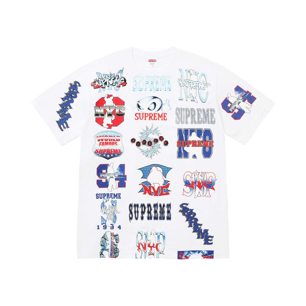 Supreme Flash Tee White