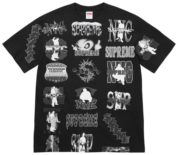 Supreme Flash Tee Black