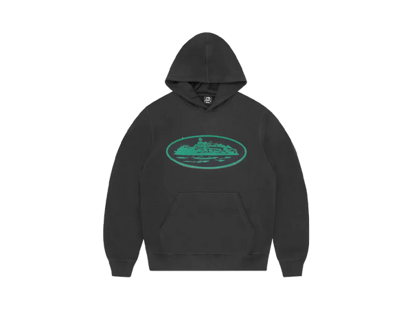 Corteiz Alcatraz Hoodie Black Green