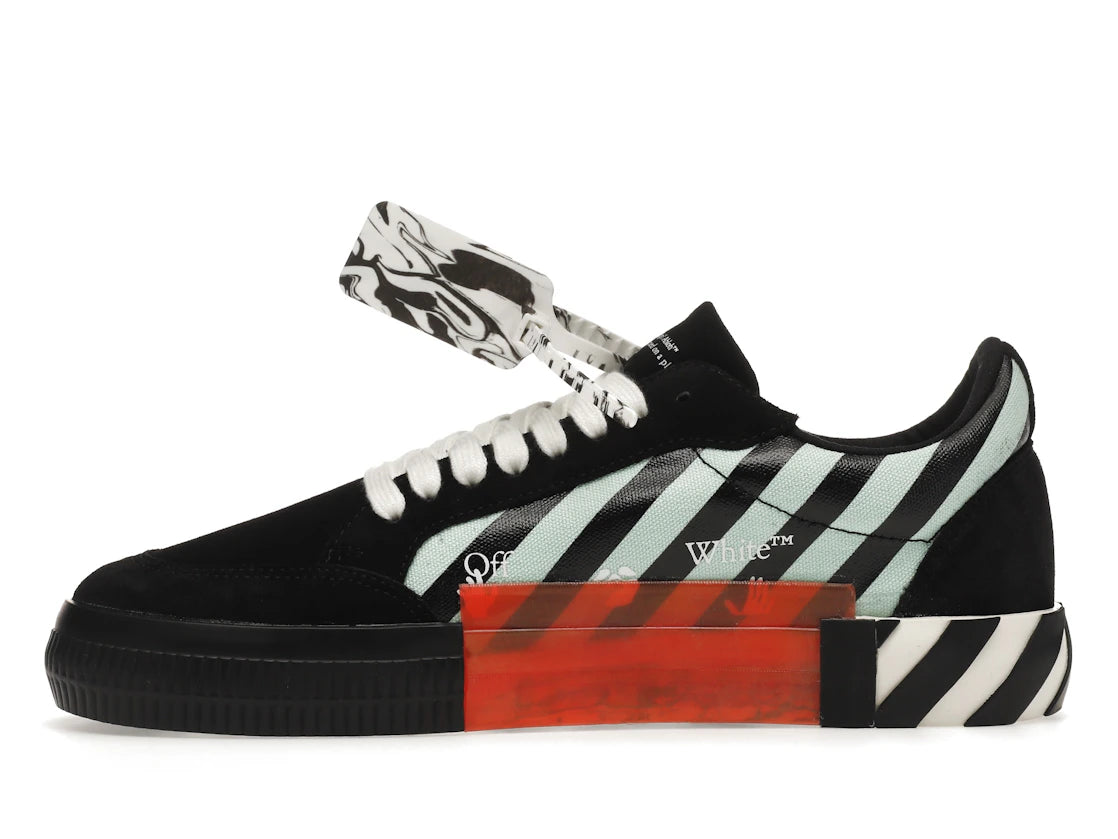 OFF-WHITE Vulc Low Black Blue Arrow