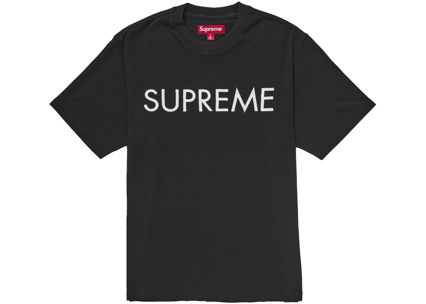 Supreme Capital S/S Top Black