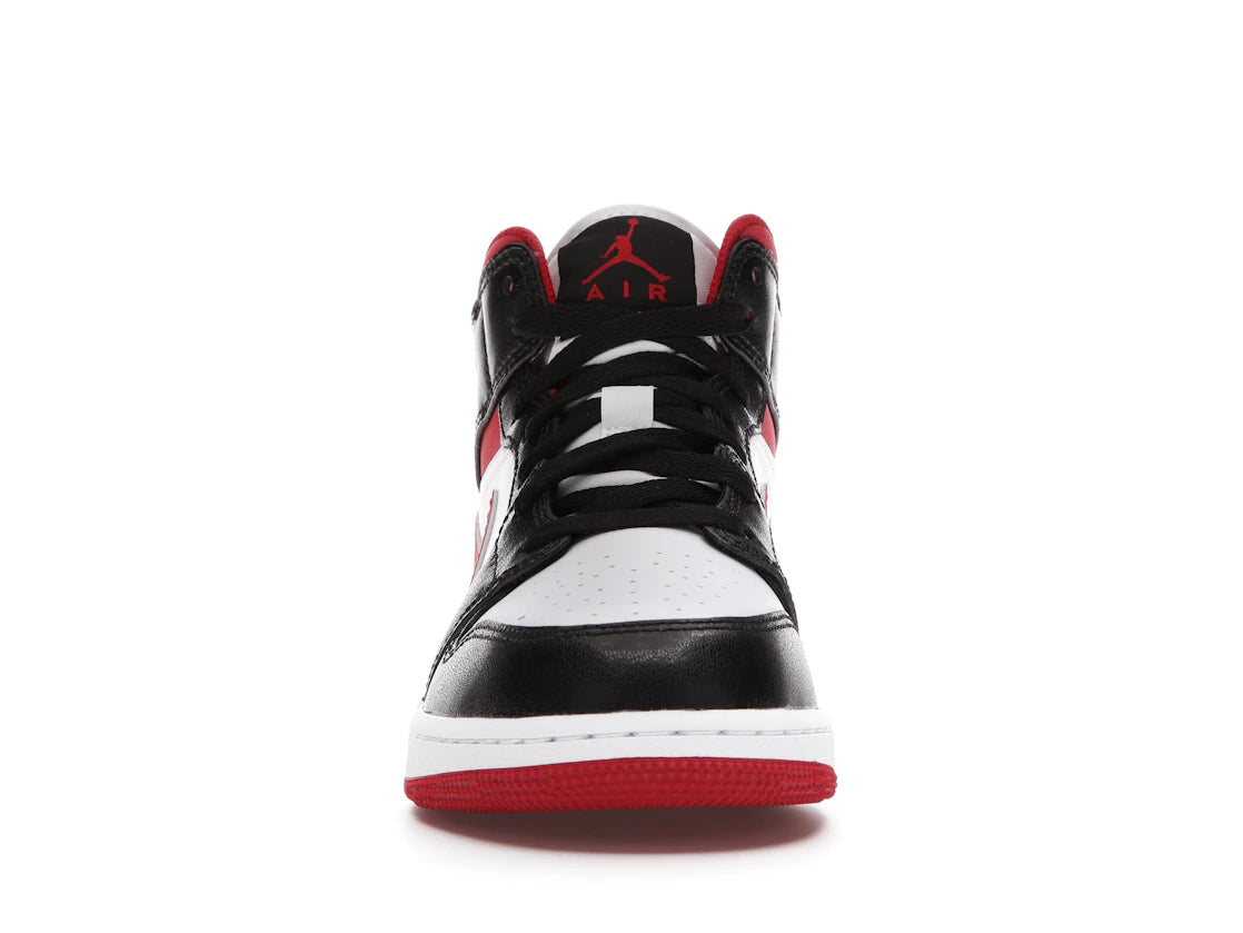Jordan 1 Mid Gym Red Black White (GS)