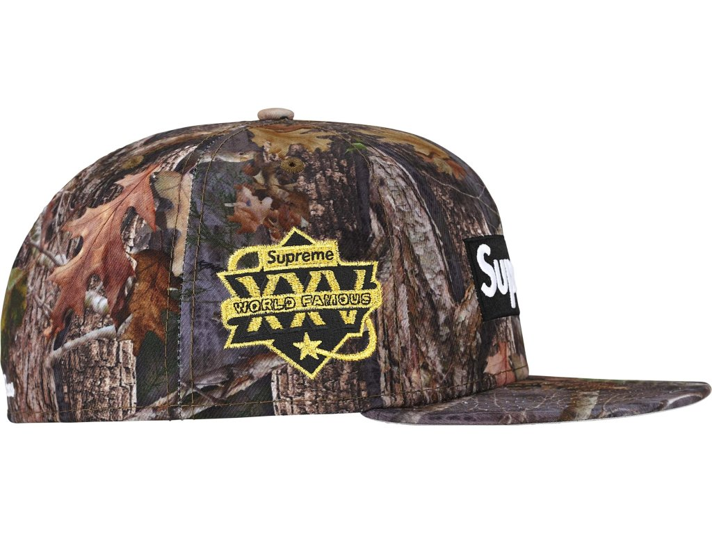 Supreme Championship Box Logo New Era 59Fifty Hat TrueTimber Kanati Camo