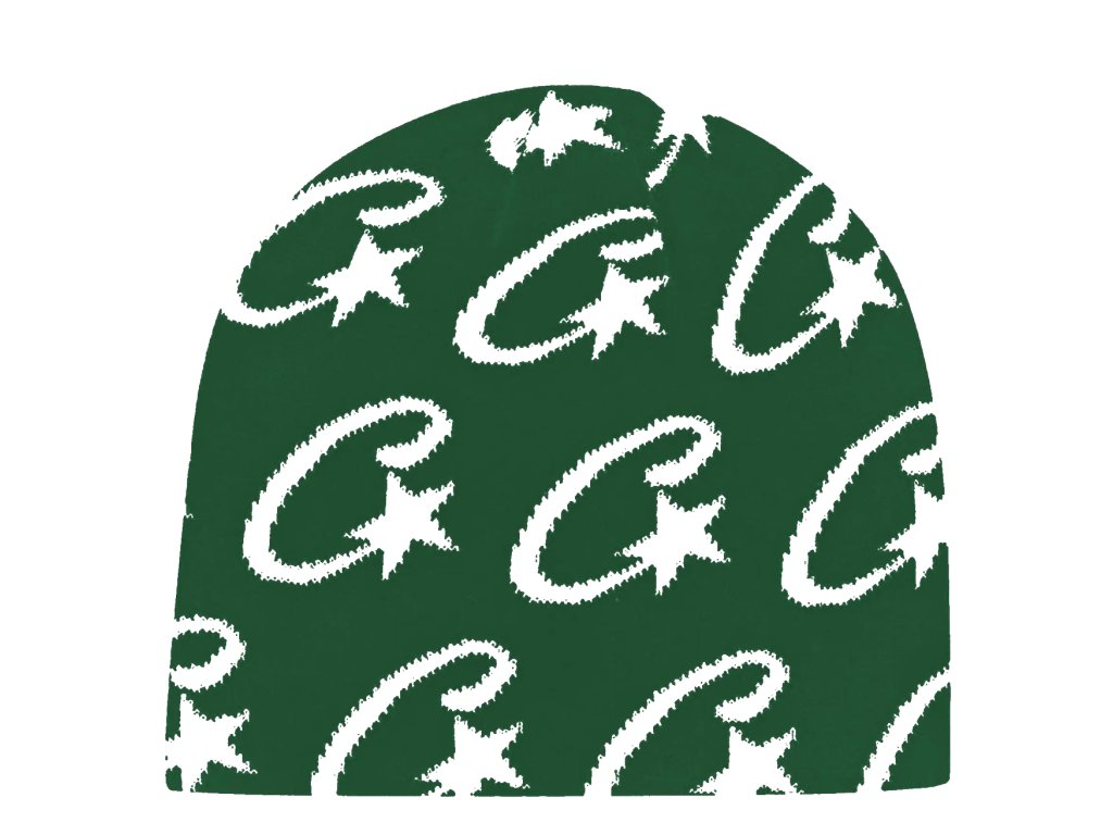 Corteiz Cstarz Monogram Beanie Green