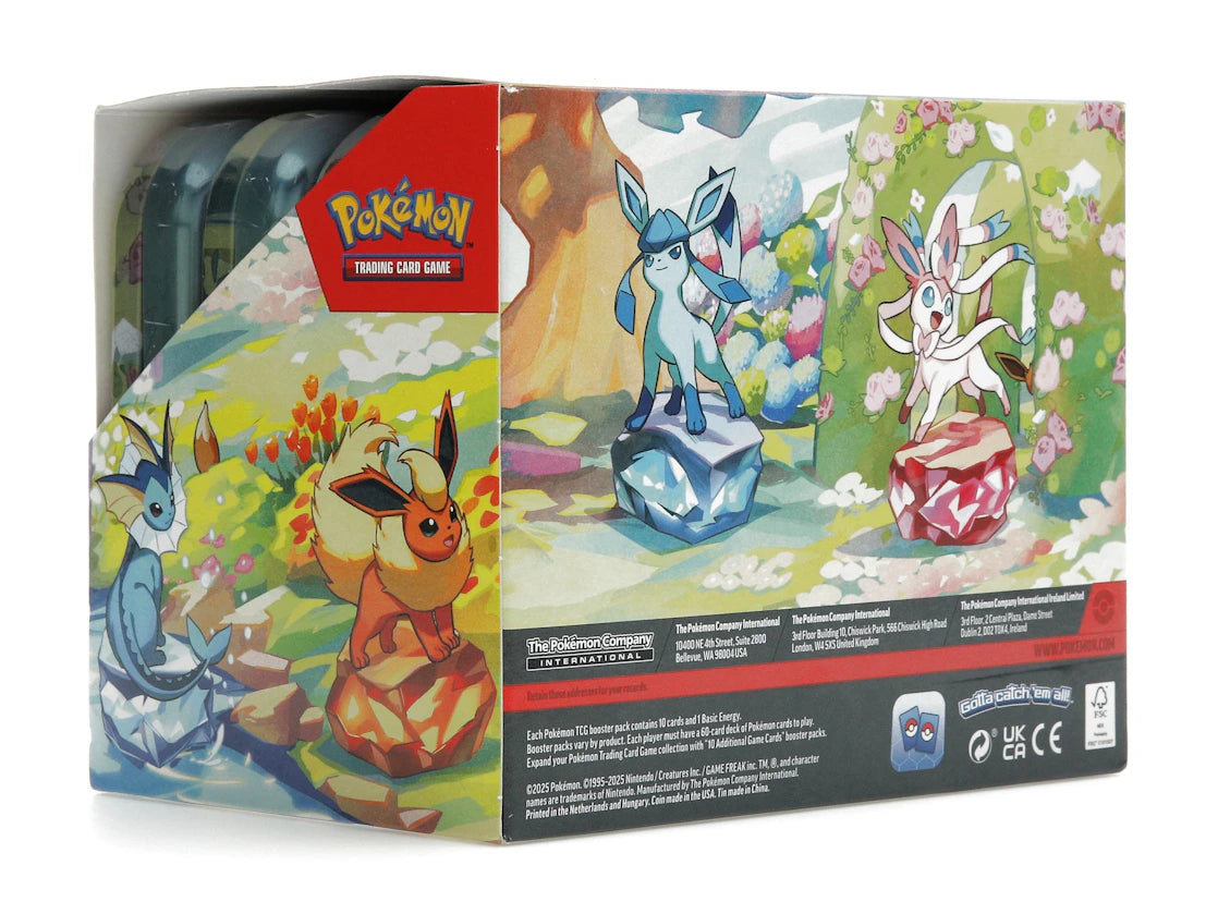 Pokémon Scarlet & Violet Prismatic Evolutions 8 Tin Mini Display