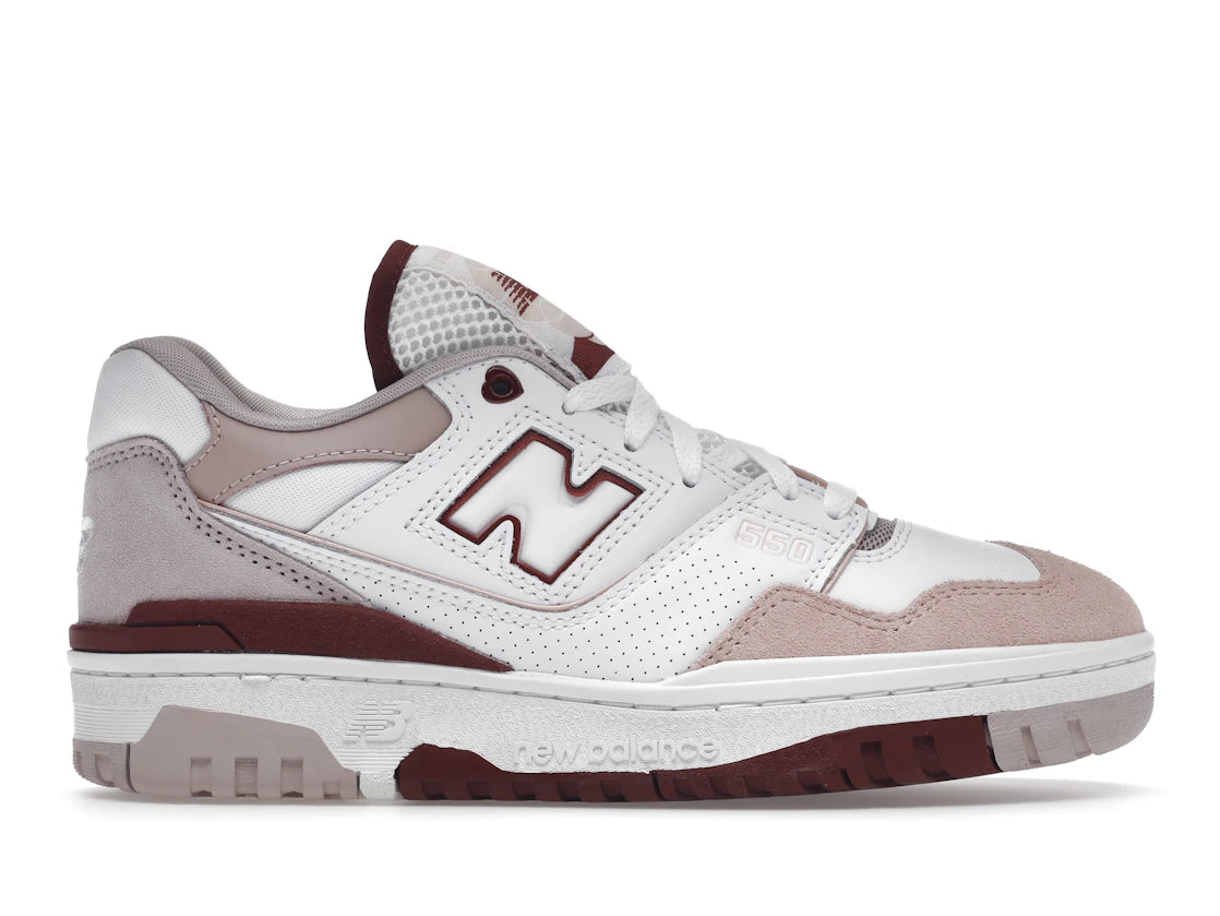 New Balance 550 White Scarlet (W)