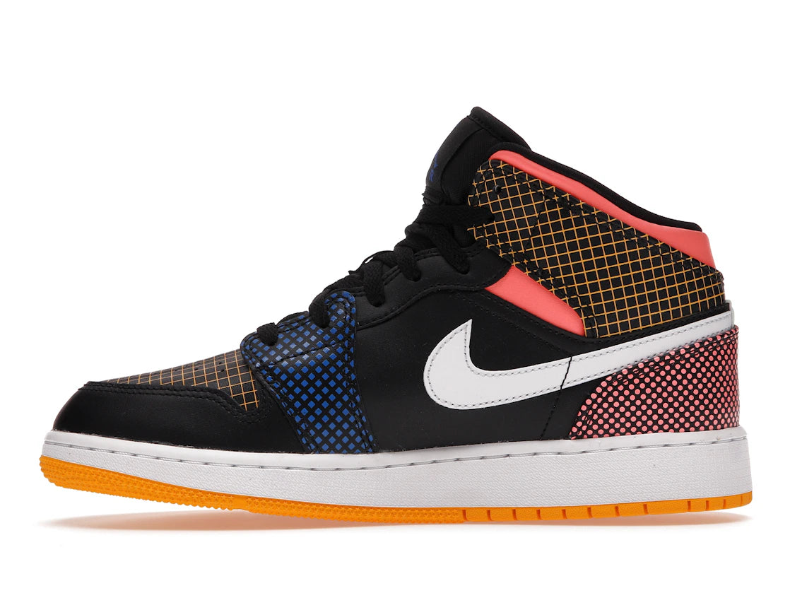 Jordan 1 Mid MMD Multi-Color Grid (GS)
