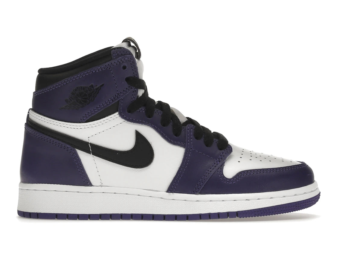 Jordan 1 Retro High Court Purple White (GS)