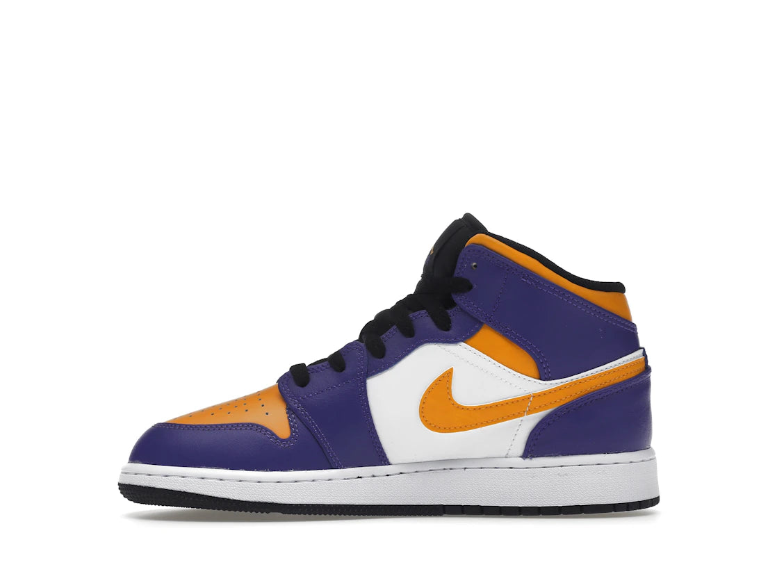 Jordan 1 Mid Lakers (2022) (GS)