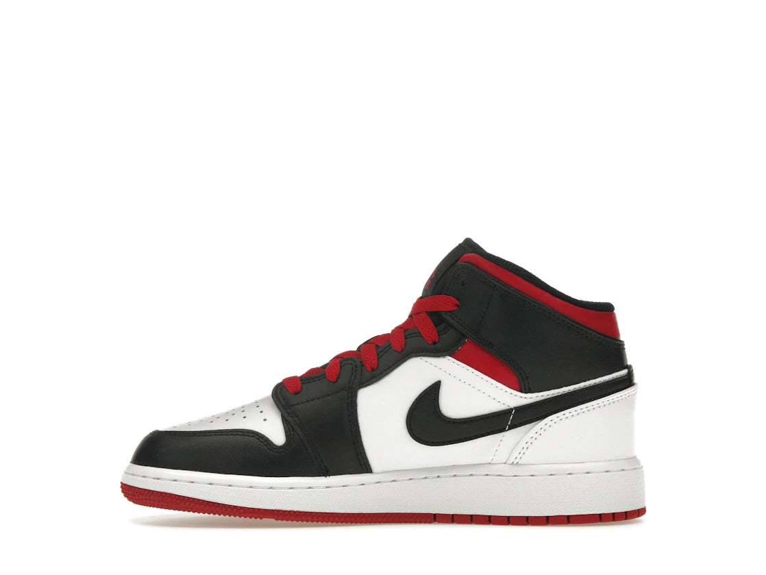 Jordan 1 Mid Gym Red Black Toe (GS)