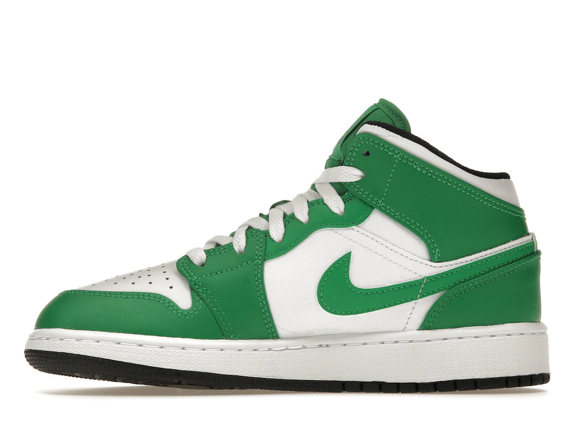 Jordan 1 Mid Lucky Green (GS)