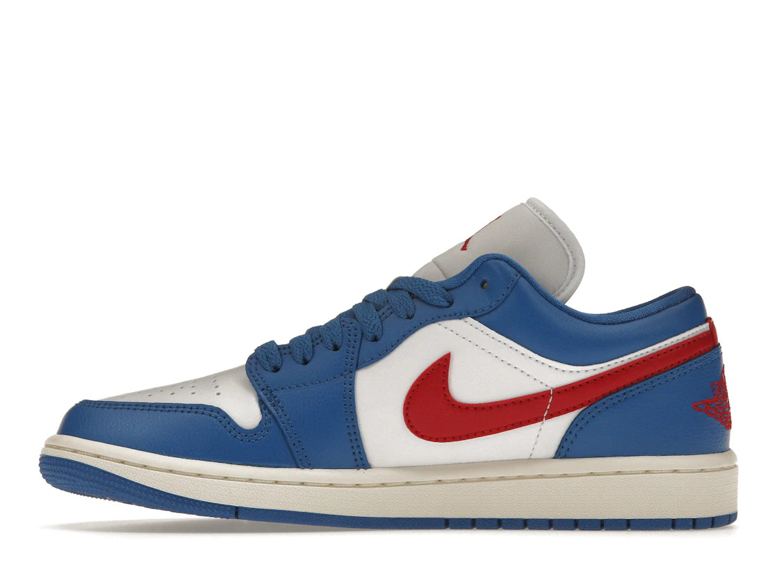 Jordan 1 Low Sport Blue Gym Red (W)