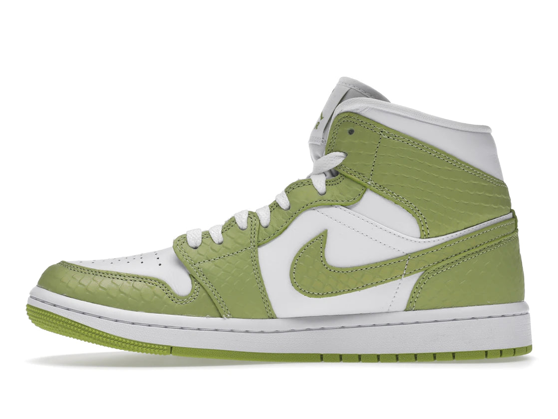 Jordan 1 Mid Green Python (W)