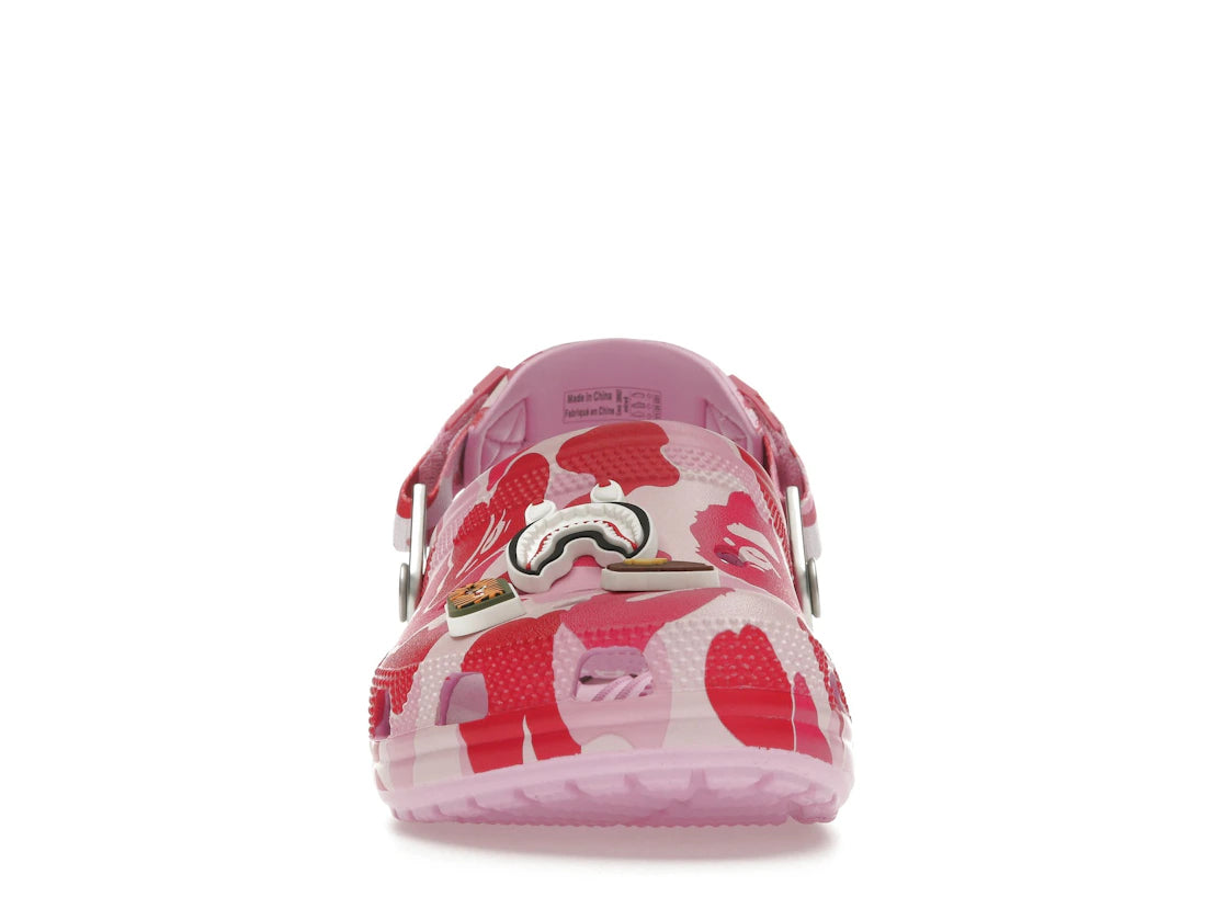 Crocs Classic Clog A Bathing Ape ABC Camo Pink
