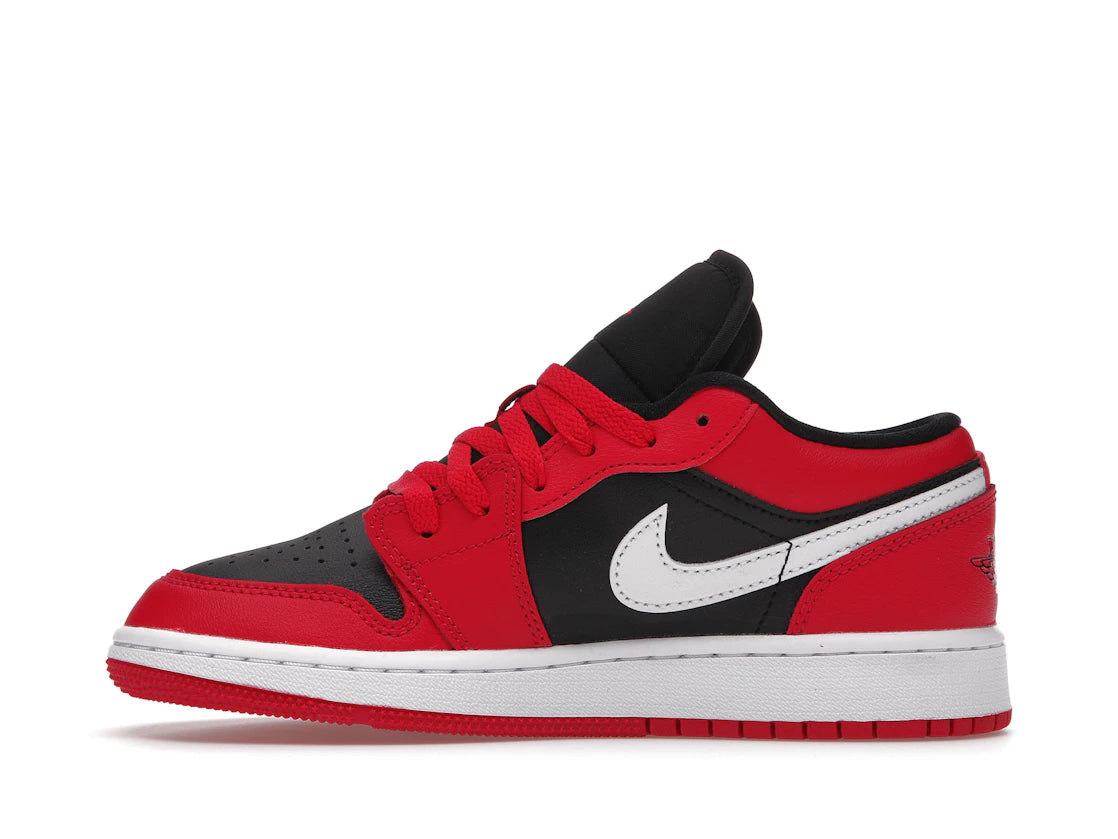 Jordan 1 Low Black Very Berry (GS)