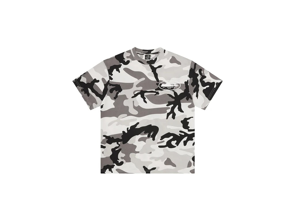 Corteiz Island Puff Print Tee Arctic Camo