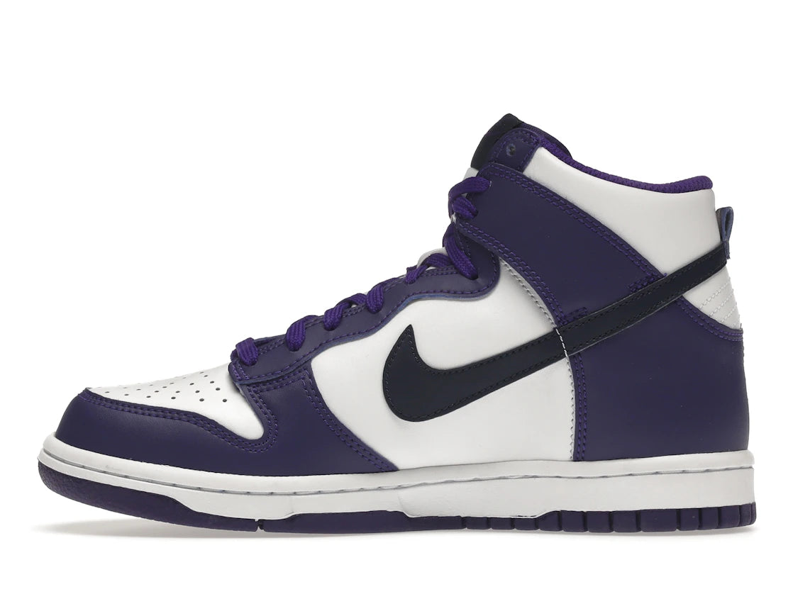 Nike Dunk High Electro Purple Midnght Navy (GS)