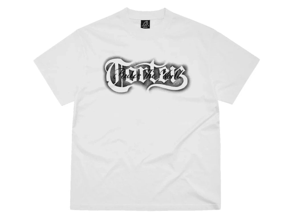 Corteiz Rtw tatted tee white