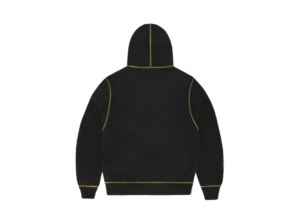 Corteiz Alcatraz Contrast Hoodie Black/Yellow