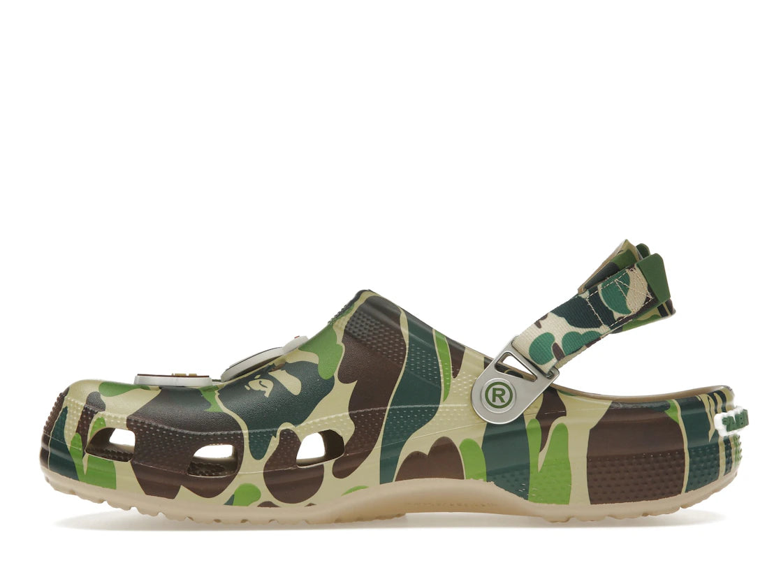 Crocs Classic Clog A Bathing Ape ABC Camo Green