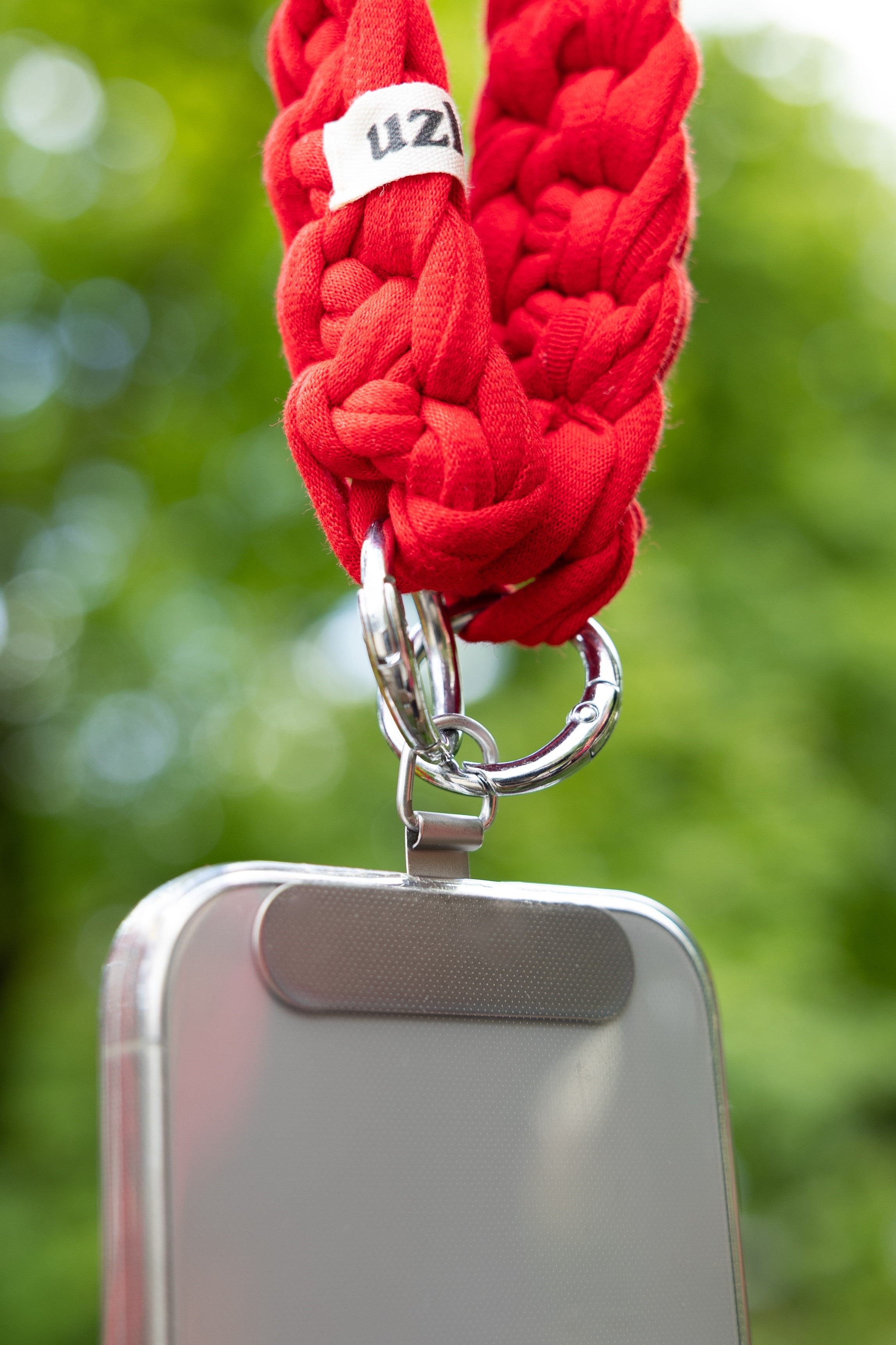 Uzlu.j - phone strap MALIA red