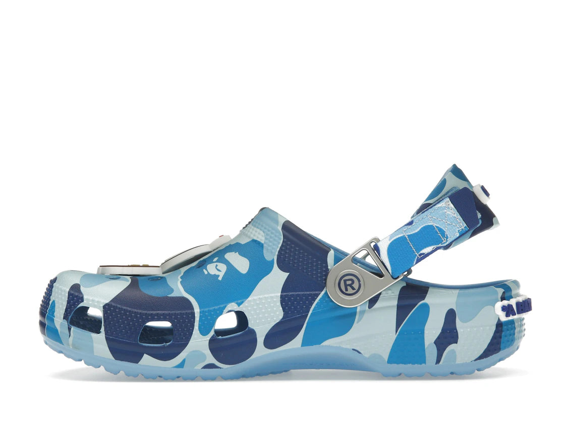 Crocs Classic Clog A Bathing Ape ABC Camo Blue