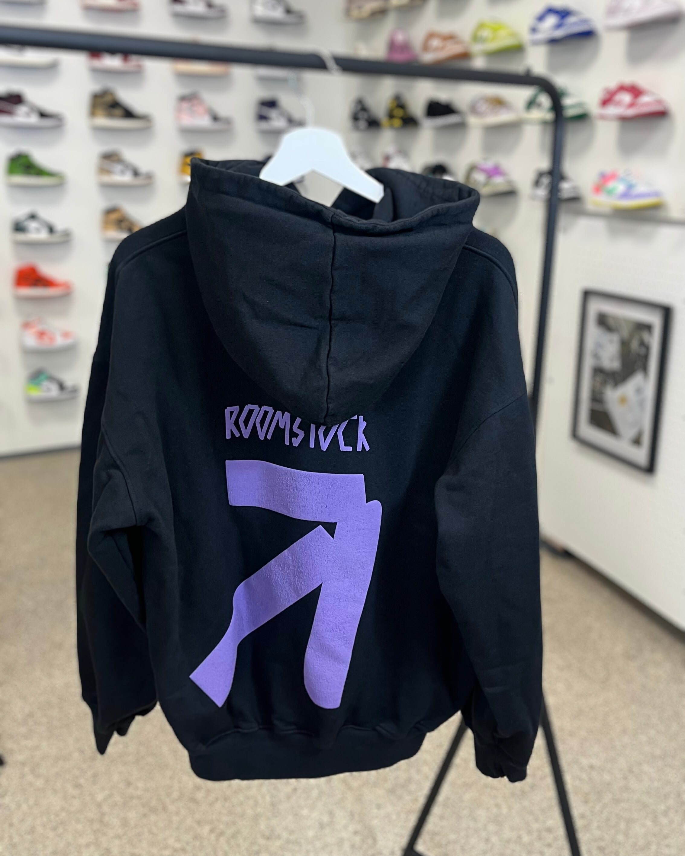 ROOMSTOCK 8th Anniversary Edition hoodie BLACK