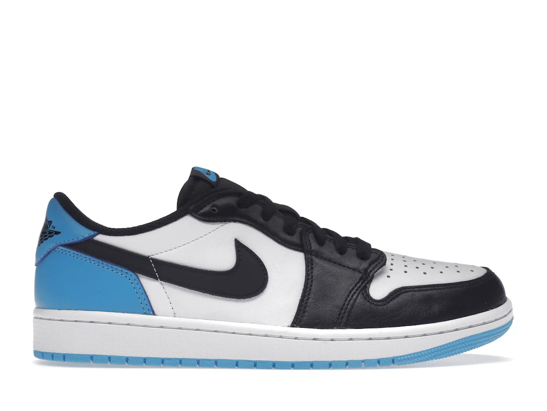 Jordan 1 Retro Low OG Black Dark Powder Blue