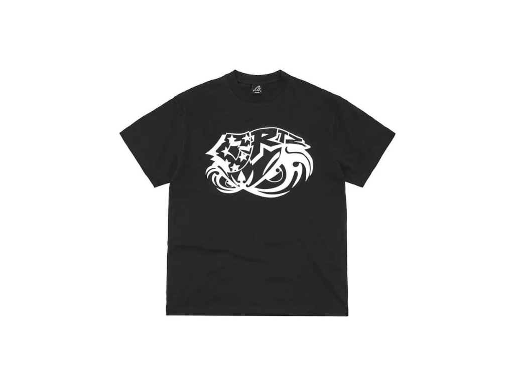 Corteiz Nuh Fear Tee Black White