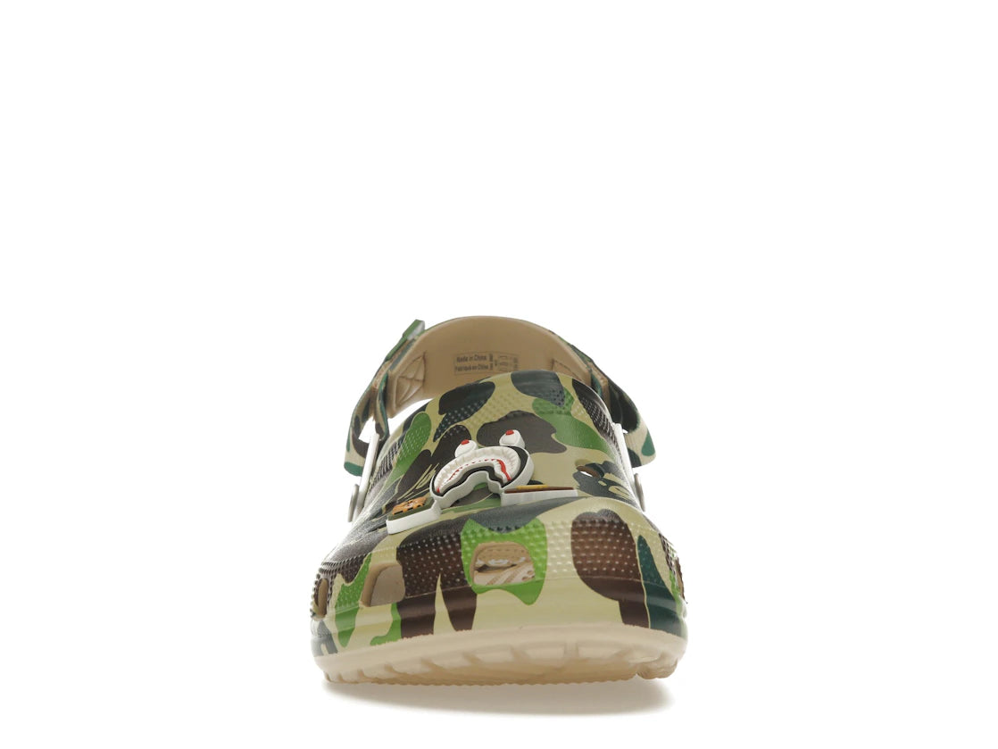 Crocs Classic Clog A Bathing Ape ABC Camo Green