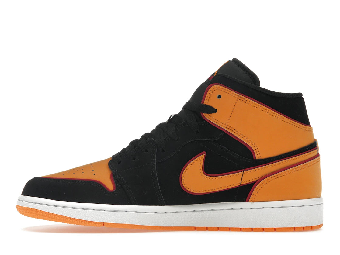 Jordan 1 Mid Fat Tongue Black Orange