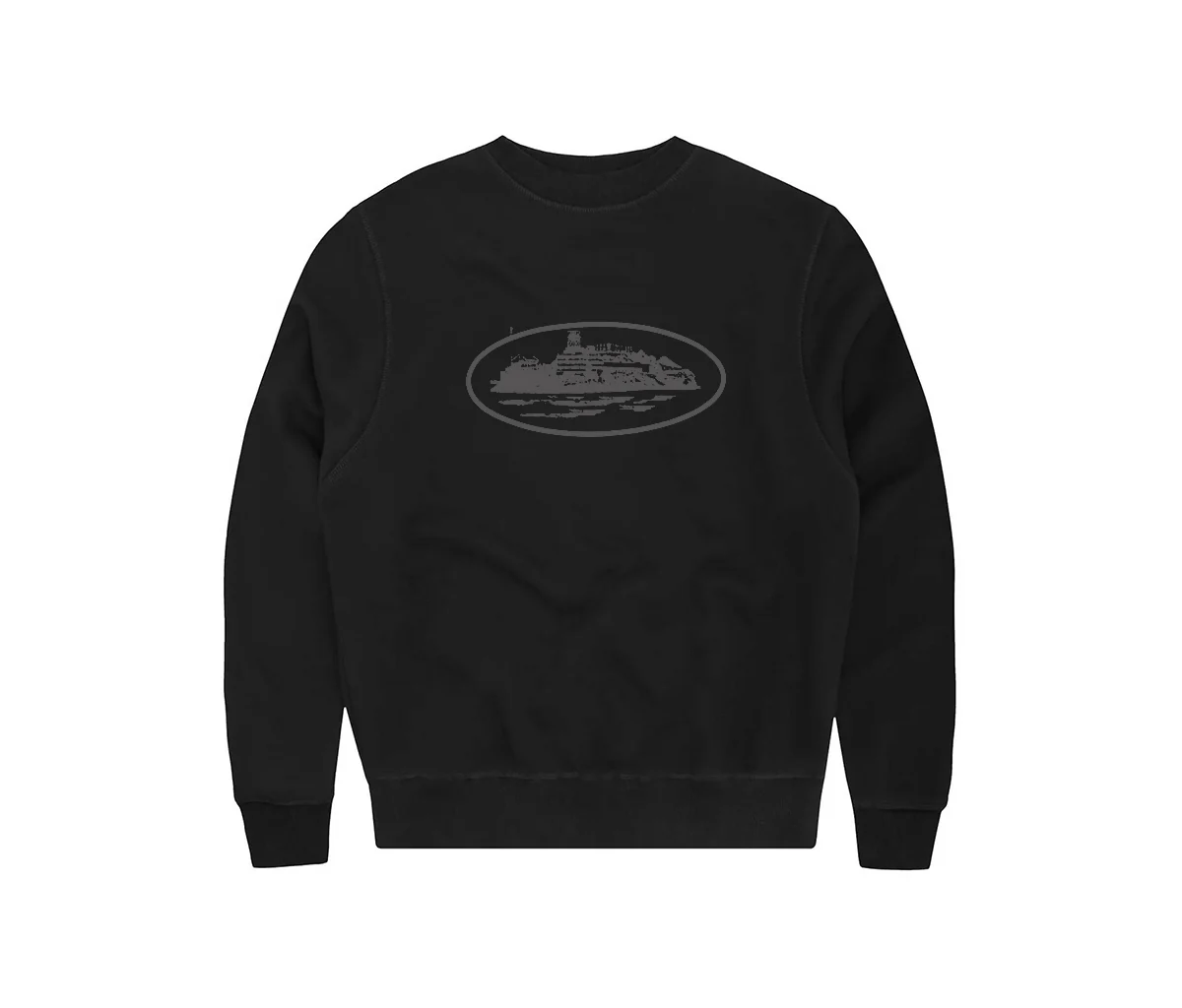 Corteiz Alcatraz Sweatshirt Triple Black