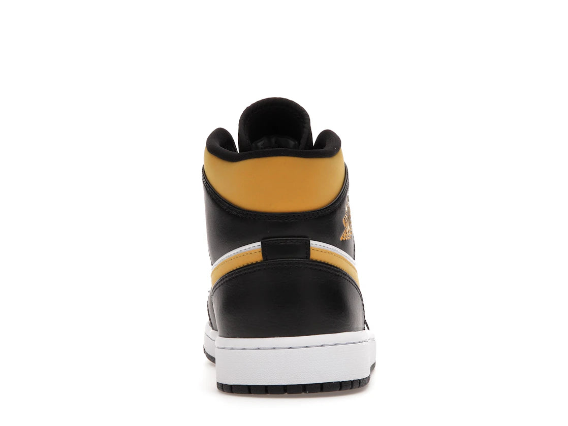 Jordan 1 Mid White Pollen Black