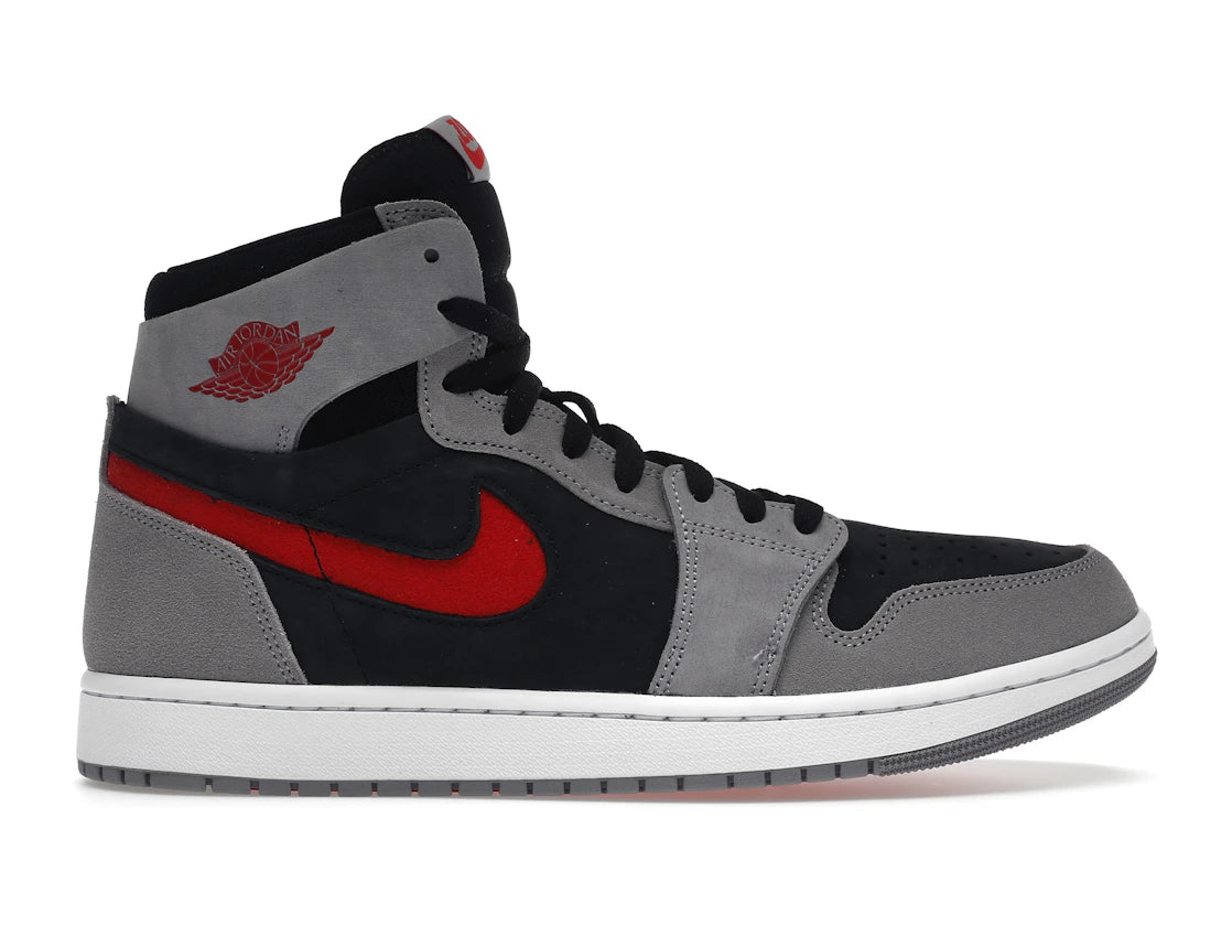 Jordan 1 High Zoom Air CMFT 2 Black Fire Red Cement