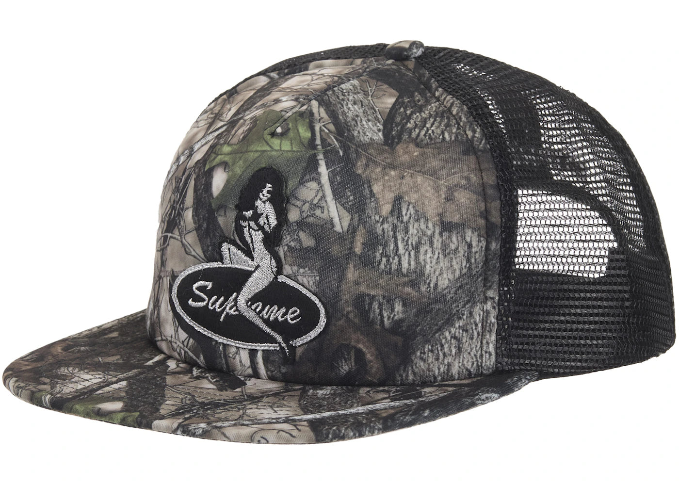 Supreme Pinup Mesh Back 5-Panel Brown Camo