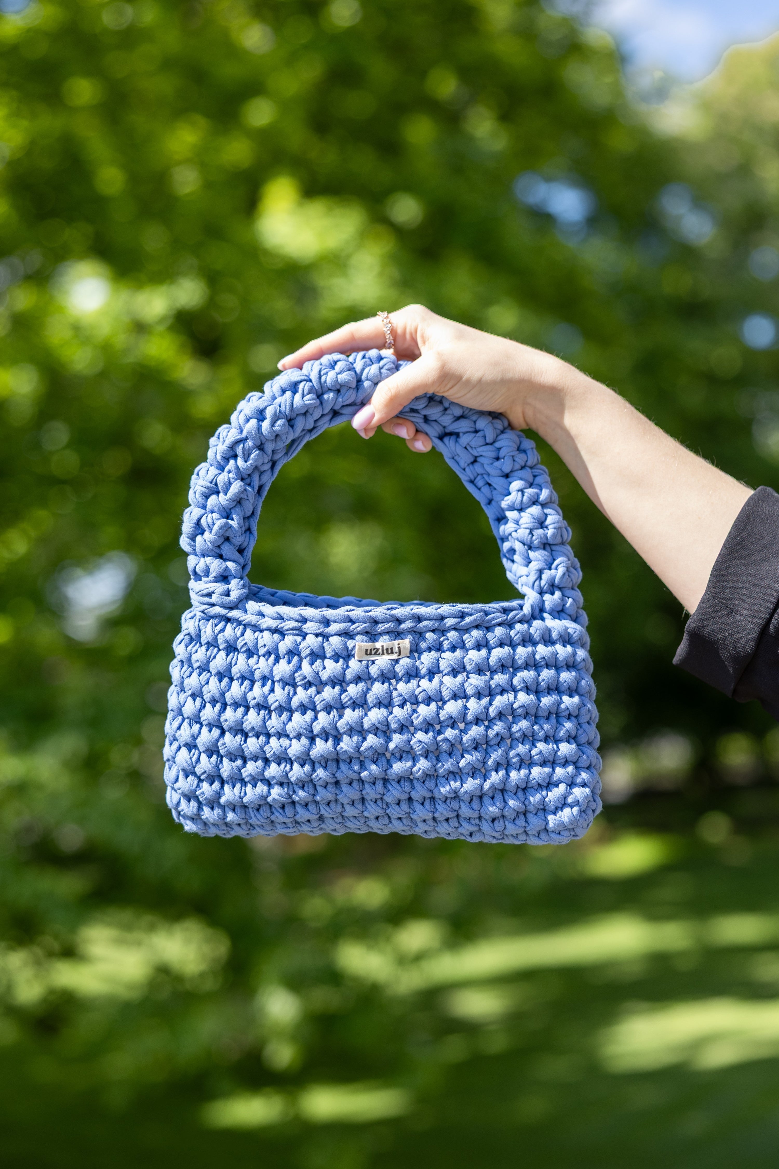 Uzlu.j - hand bag MAGNOLIE blue