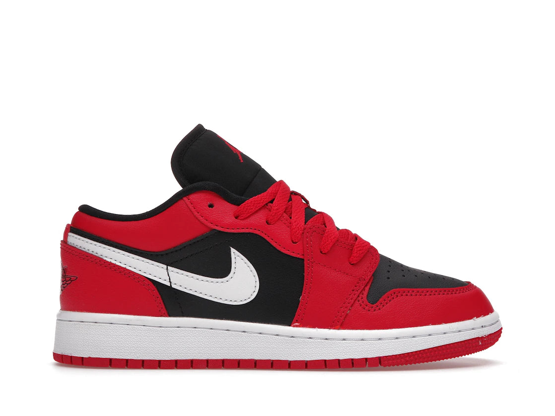 Jordan 1 Low Black Very Berry (GS)