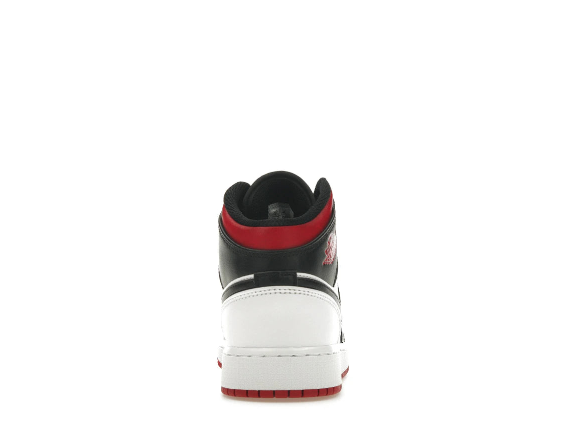 Jordan 1 Mid Gym Red Black Toe (GS)