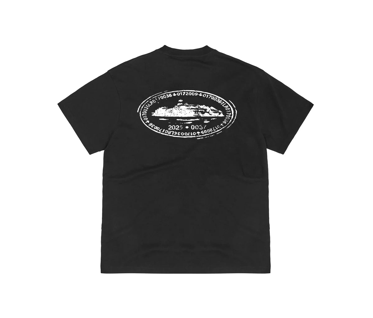 Corteiz Island stamp tee black