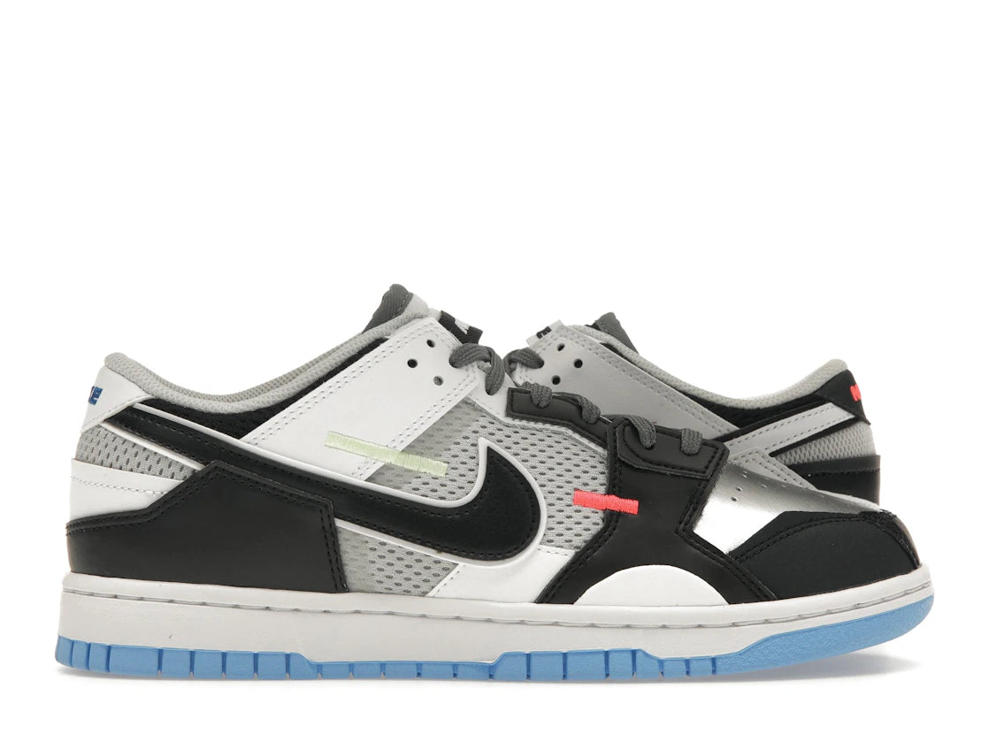 Nike Dunk Low Scrap Black Neutral Grey University Blue White
