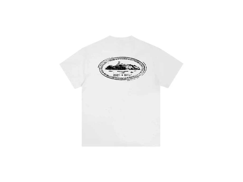 Corteiz Island stamp tee White