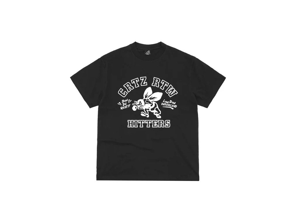 Corteiz The Hitters Tee Black