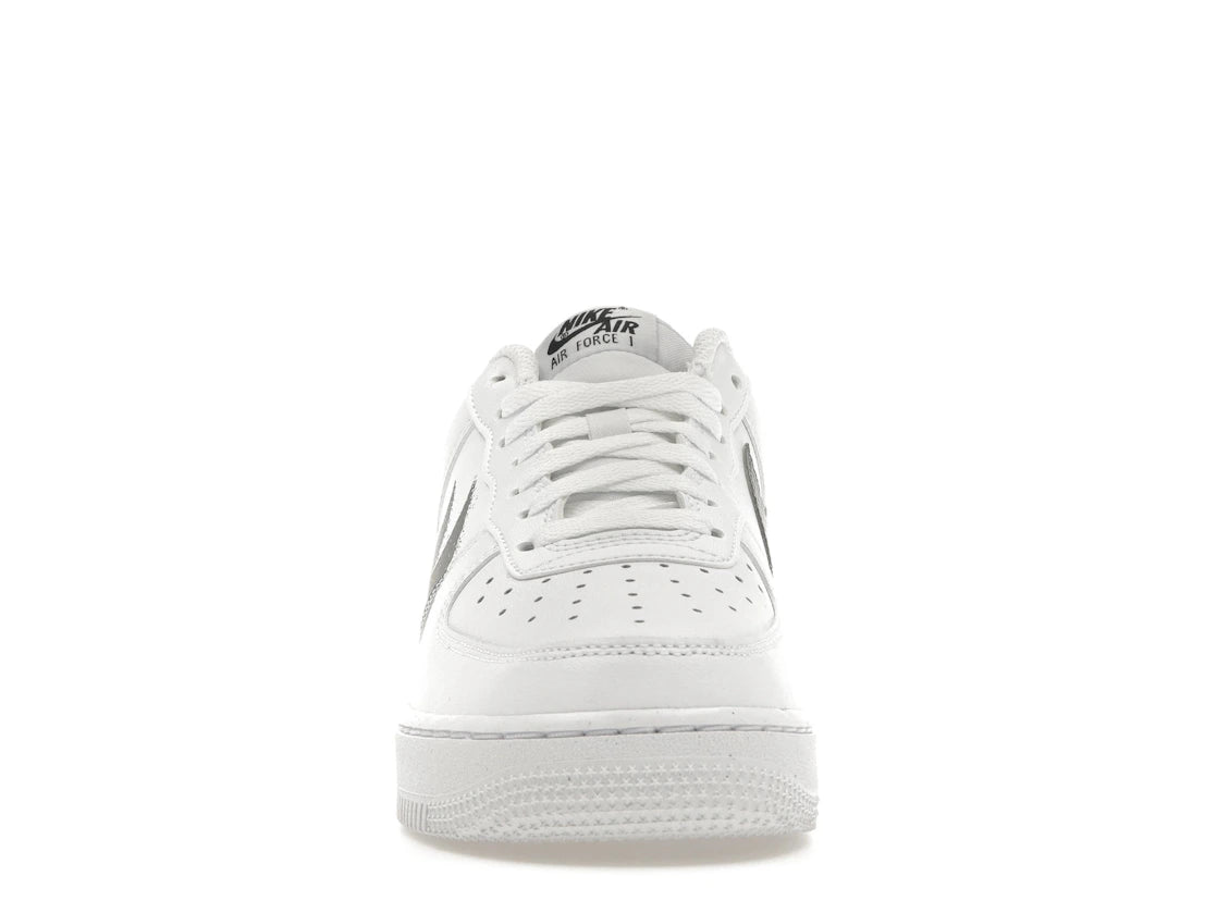 Nike Air Force 1 Low '07 Spray Paint Swoosh White Black Grey