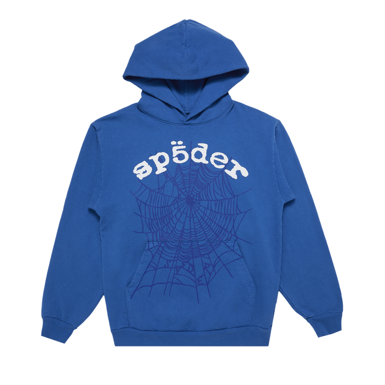 Sp5der Legacy Hoodie Blue
