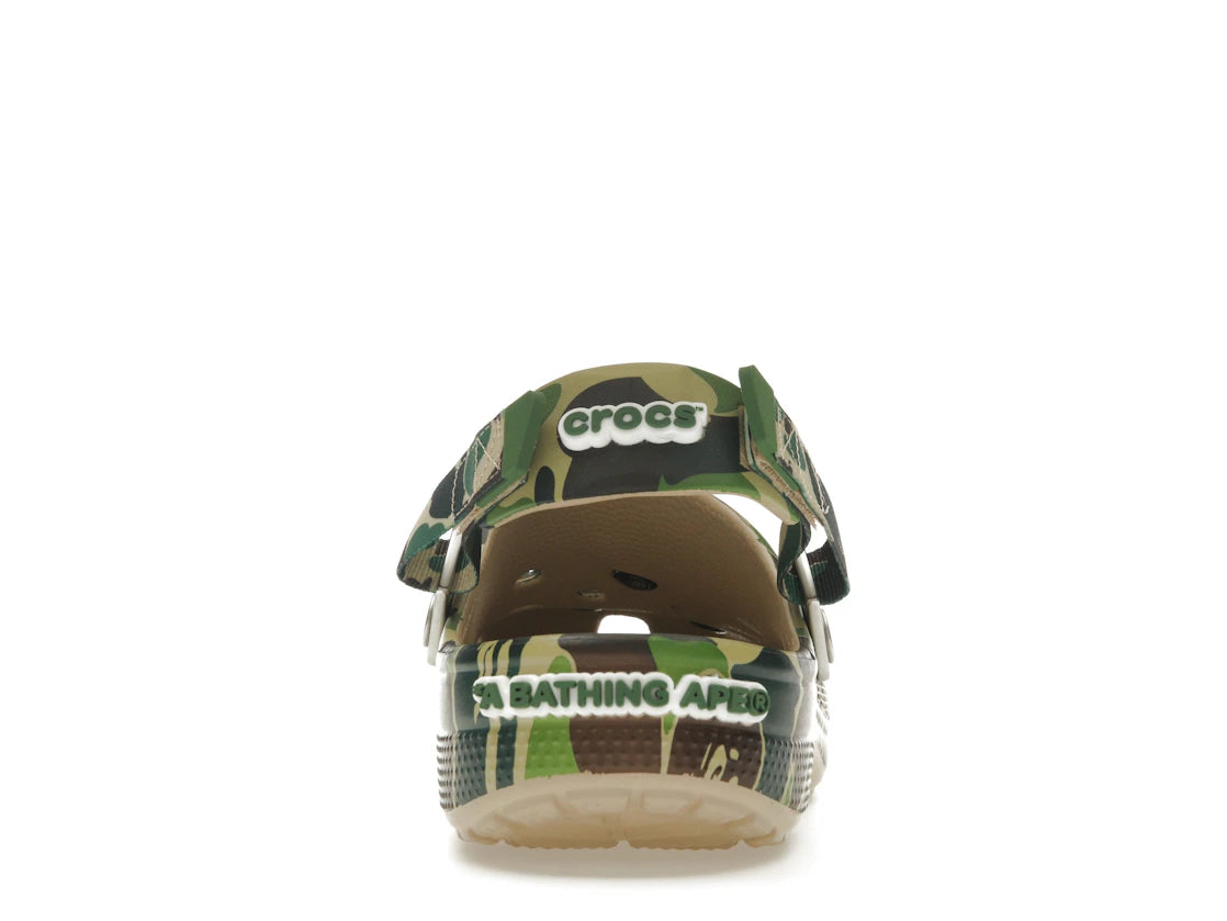 Crocs Classic Clog A Bathing Ape ABC Camo Green